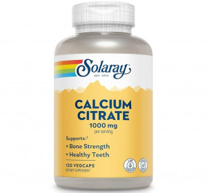 Кальций цитрат Solaray Calcium Citrate 1000 мг 120 капсул