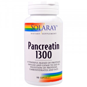 Solaray Pancreatin 1300 90 капсул