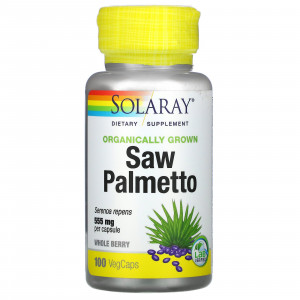 Со пальметто Solaray Saw Palmetto 555 мг 100 капсул