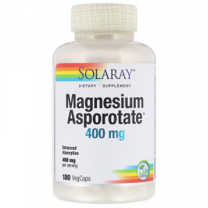 Solaray Magnesium Asporotate 400 мг 180 капсул