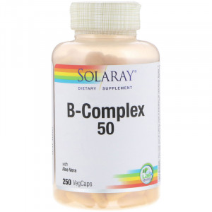 Витамины группы B Solaray B-Complex 50 250 капсул