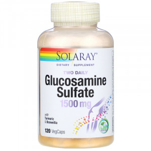Solaray Glucosamine Sulfate 1500 мг 120 капсул