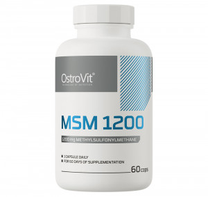 МСМ OstroVit MSM 1200 60 капсул