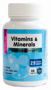 Мультивитамины Chikalab Vitamins Minerals 60 таблеток