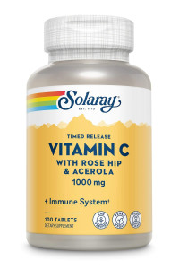Витамин C Solaray Timed-Release Vitamin C 1000 мг 100 таблеток