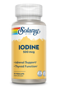 Йод Solaray Iodine 500 мкг 30 капсул