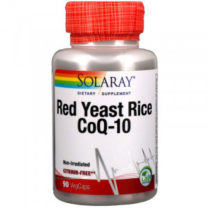 Solaray Red Yeast Rice CoQ-10 90 капсул