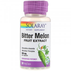 Solaray Bitter Melon Fruit Extract 500 мг 30 капсул