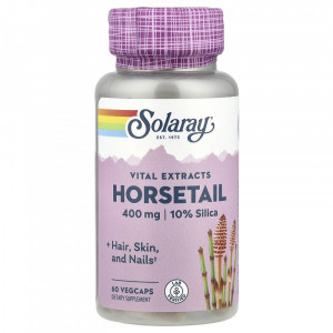 Экстракт хвоща Solaray Horsetail Extract 400 мг 60 капсул