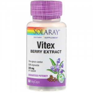 Solaray Vitex Berry Extract 225 мг 60 капсул