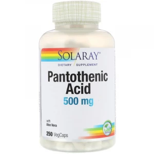 Solaray Pantothenic Acid 500 мг 250 капсул