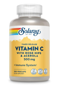 Витамин C Solaray Timed Release Vitamin C 500 мг 250 капсул