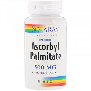 Solaray Ascorbyl Palmitate 500 мг 60 капсул
