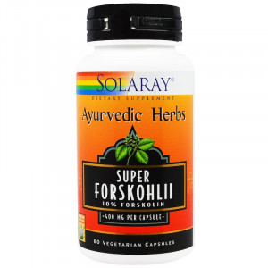 Solaray Ayurvedic Herbs Super Forskohlii 400 мг 60 капсул
