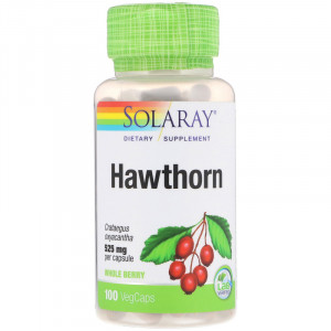 Solaray Hawthorn 525 мг 100 капсул