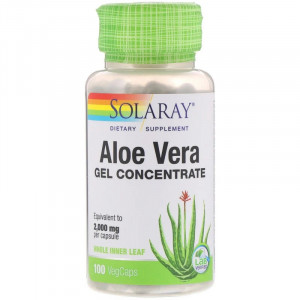 Solaray Aloe Vera Gel Concentrate 100 капсул