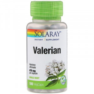Solaray Valerian 470 мг 100 капсул