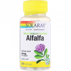 Solaray Alfalfa 550 мг 100 капсул