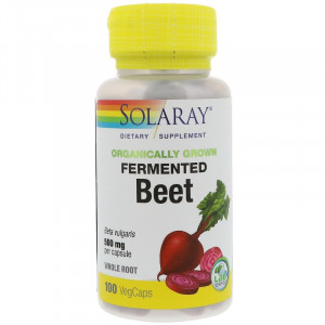 Solaray Fermented Beet 500 мг 100 капсул