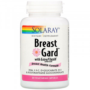 Solaray BreastGard with EstroFlush Breast Health Formula 60 капсул