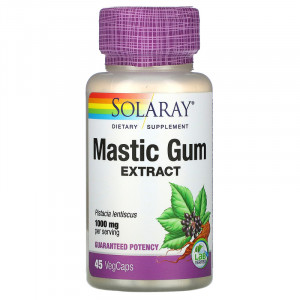 Solaray Mastic Gum Extract 500 мг 45 капсул
