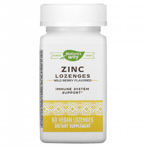 Nature's Way Zinc Lozenges 60 пастилок