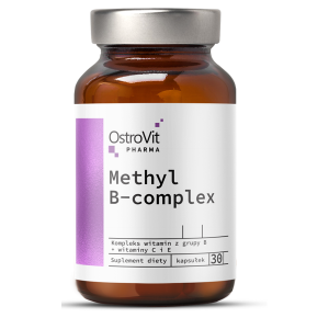 Комплекс витаминов группы B OstroVit Pharma Methyl B-Complex 30 капсул
