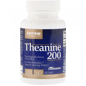 L-теанин Jarrow Formulas Theanine 200 мг 60 капсул