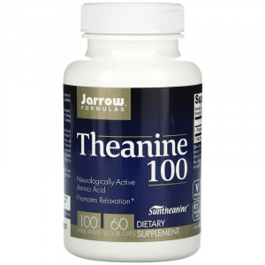 L-теанин Jarrow Formulas Theanine 100 мг 60 капсул