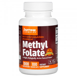 Метилфолат Jarrow Formulas Methyl Folate 1000 мкг 100 капсул