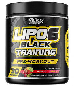 Nutrex Research Lipo 6 Black Training 204 грамма