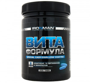 Мультивитамины Ironman Вита Формула 200 таблеток