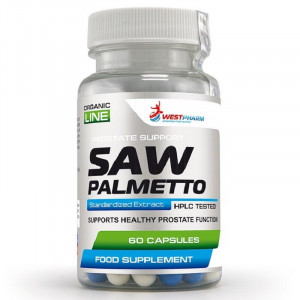 Со пальметто WestPharm Saw Palmetto 60 капсул