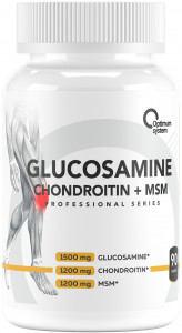 Optimum System Glucosamine Chondroitin MSM 90 таблеток