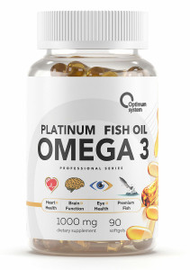 Рыбий жир Optimum System Platinum Fish Oil Omega 3 90 капсул