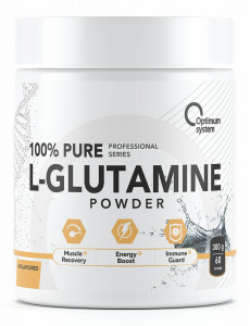 Optimum System 100% Pure Glutamine Powder 300 грамм