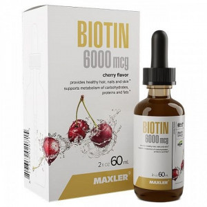 Maxler Liquid Biotin 6000 мкг 60 мл