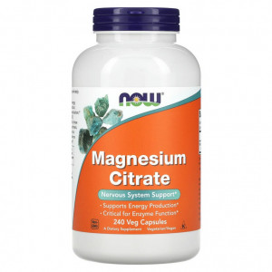 Магний цитрат Now Foods Magnesium Citrate 240 капсул