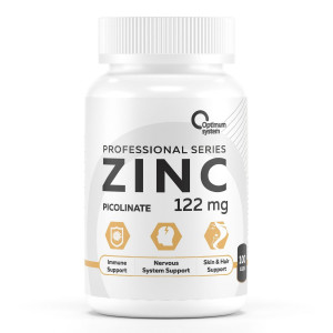 Цинк пиколинат Optimum System Zinc Picolinate 122 мг 100 капсул