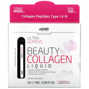 VP Laboratory Ultra Womens Beauty Collagen Liquid 4000 мг 10 ампул