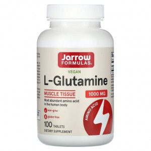 Глютамин Jarrow Formulas L-Glutamine 1000 мг 100 таблеток