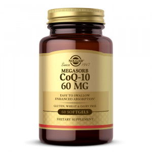 Коэнзим Q10 Solgar Megasorb CoQ-10 60 мг Softgels 60 капсул