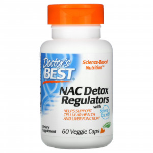 Doctor's Best NAC Detox Regulators 60 капсул