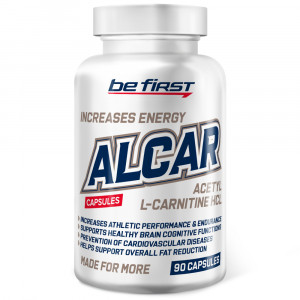 Ацетил L-карнитин Be First Alcar Acetyl L-Carnitine 90 капсул