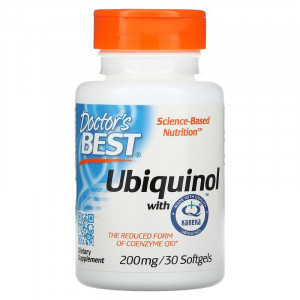 Doctor's Best Ubiquinol with Kaneka 200 мг Softgels 30 капсул