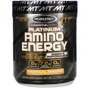 MuscleTech Platinum Amino Plus Energy 317 грамм