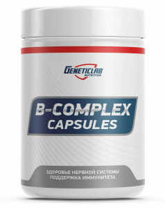 Витамины группы B GeneticLab Nutrition B-Complex Capsules 60 капсул