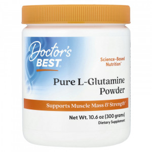 Глютамин Doctor's Best Pure L-Glutamine Powder 300 грамм