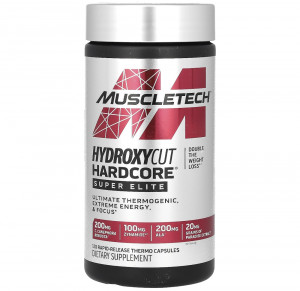 Жиросжигатель MuscleTech Hydroxycut Hardcore Super Elite 100 капсул