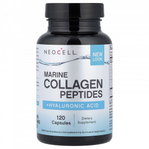 Пептиды морского коллагена Neocell Marine Collagen Peptides Hyaluronic Acid 120 капсул